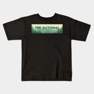 The National Band Logo Forest and Mountains Kids T-Shirt